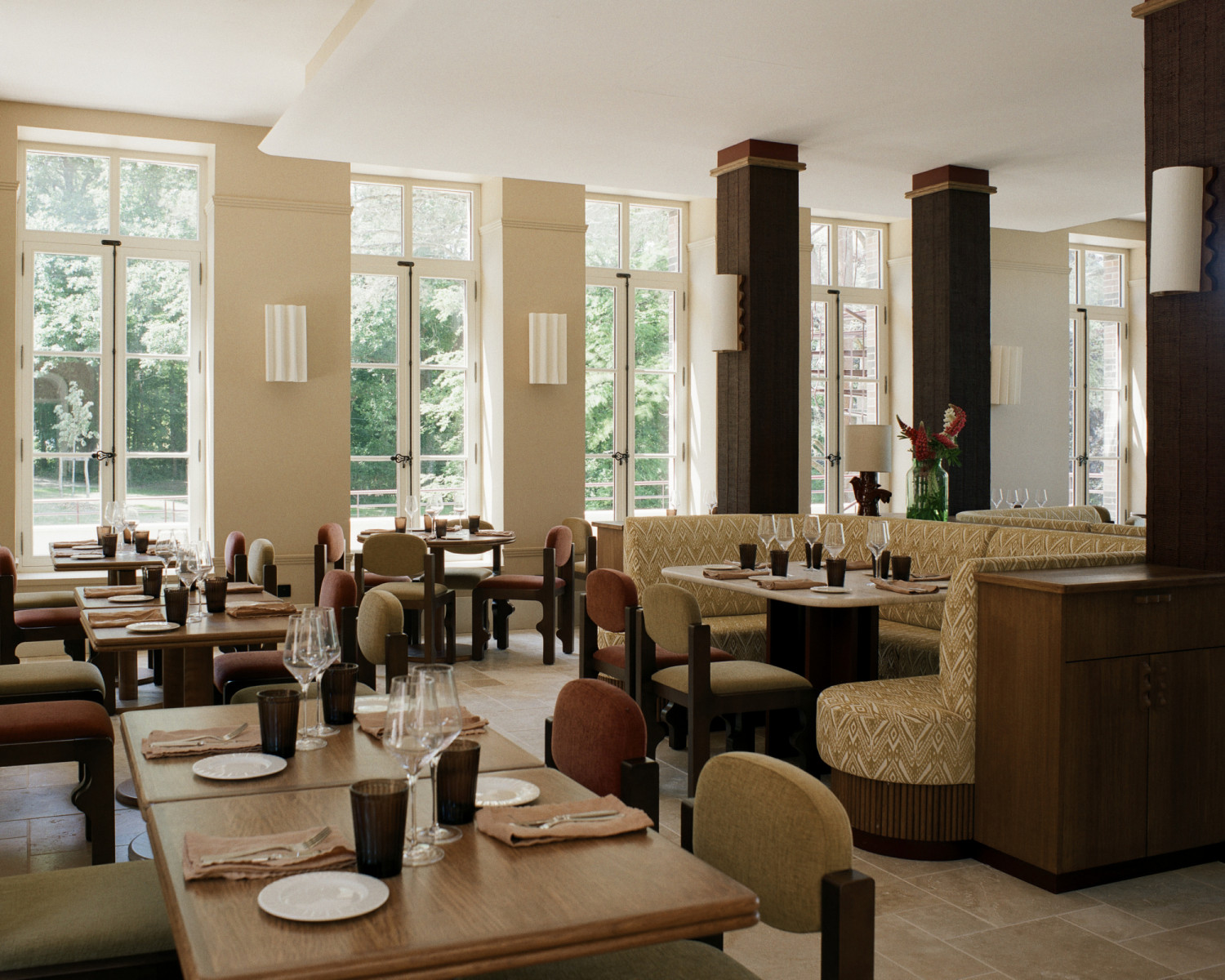 Le Manoir de la Forêt — salle du restaurant